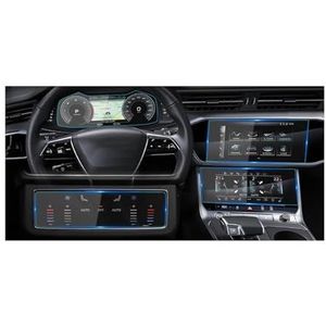 Displaybeschermfolie Voor A6 2020 2021 2022 2023 2025 10.1"" Auto Dashboard Gehard Glas Beschermfolie Navigatie Schermbeschermer(Navigation+Instrument+Panel+Air Outlet Film)