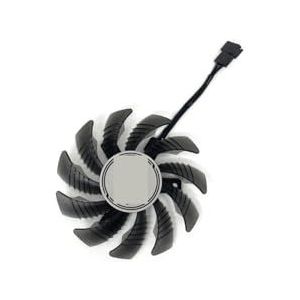 T128010SU PLD08010S12HH RX 6500 XT 6600 Koelventilator voor Gigabyte RTX 3060 Ti 3070 voor GAMING OC Videokaartventilator(Black B-Fan PLD)