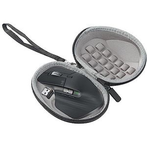 Flycoo Harde draagbare tas voor Logitech MX Master/Master 2S / Master 3 muis draadloze doos (zwart-C) (zwart)