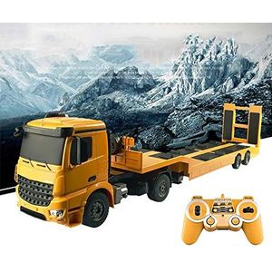 RC speelgoed voor Jongens Afstandsbediening Auto Afstandsbediening Techniek voertuig RC auto Elektrisch Flatbed Trailer Oplegger Oversized Simulatie Voertuigmodel Vrachtwagen Tract