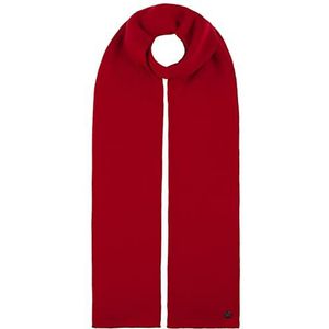 Lierys Fine Merino Gebreide Sjaal Dames/Heren - Made in Germany fijngebreide heren wollen voor Herfst/Winter - One Size rood