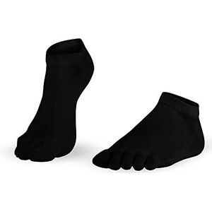 Knitido Dr. Foot® Silver Protect Antimicrobiële sneakersokken met zilveren draden voor dames en heren, tegen zweet en schimmelinfecties, zwart (101), 43/46 EU