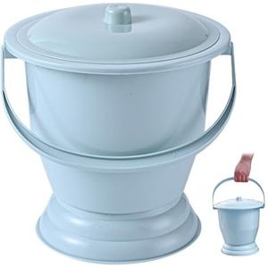 Kamerpot bedpan urinoirfles, urinepotten onbenullig plas emmer bed urinoir met deksels om geuren te voorkomen, geschikt voor kinderen, vrouwen en mannen