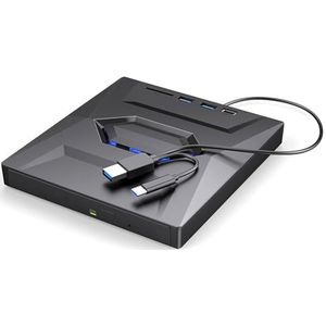 KUAIYIJU Externe Video Disc Drives USB3.0 USB C USB Draagbare Speler Voor Laptop Video Disc Disk Drives Branders Writer Video Disc Branders Reader