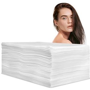 Spunlace Wegwerphanddoeken, 40 x 80 cm, 200 stuks, kappers, spa, hotels, schoonheidssalon, esthetiek, fitnessstudio's, massagestuimtes