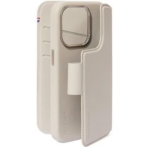 DECODED Detachable Wallet Case - iPhone 15 Pro Max - 2-in-1 Magnetisch Afneembaar Hoesje met Pasjeshouder - Hoogwaardig Europees Leer - Geschikt voor MagSafe - Clay Beige