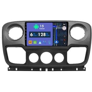 RoverOne Autoradio GPS voor Nissan NV400 voor Opel Movano 2010-2021 Carplay Android Auto Stereo Hoofdeenheid Bluetooth WiFi Radio Speler Sat Navigatie
