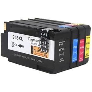 953XL Inktcartridge Compatibel 953 for XL Zwart CMYK for Printer OfficeJet Pro 7720 7730 7740 8210 8218(1SET)