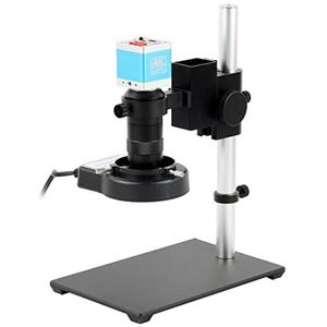 Microscoopaccessoires 4K 41MP UHD I_MX334 digitale industriële videomicroscoopcamera + 180X 300X 200X 500X C-montagelens voor PCB-soldeertelefoon reparatie PCB-inspectie geschikt voor de meeste