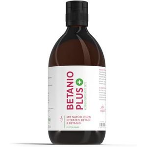 Betanio PLUS - Biologische Bietenconcentraat - 500 ml - Rijk aan Nitraat en Betaïne - 50 Porties