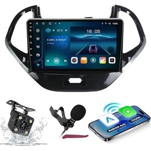 Android 14 Autoradio Navi voor F-igo 2015-2018 9 ""Screenradio met draadloze carplay Android Car GPS Navigatie-ondersteuning Bluetooth 5.0 HIFI FM 5G-WiFi SWC MIC-camera,M200s