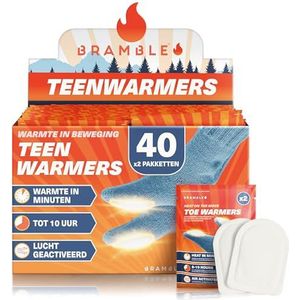 80 Voetwarmers (40 pakken) - Geschikt voor Buitenactiviteiten, Hiking, Fietsen, Golf - Tot 10 uur warmte