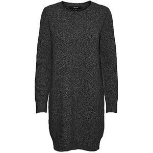 VERO MODA Dames VMDOFFY LS O-hals Dress GA NOOS 10215523, dark grey melange, XL