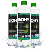 BiOHY Zachte zeep (3 x 1l Fles) | Vloerreiniger CONCENTRATE | Natuurlijke ingrediënten | toepasbaar op alle gevoelige oppervlakken | rubber, linoleum,PVC (Schmierseife)