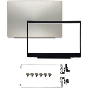 WANGHUIH 14 inch LCD-achterklep bovendeksel + rand + scharnieren compatibel met HP 14-CE TPN-Q207 14-CE0000 14-CE1510SA Series Gold L19175-001