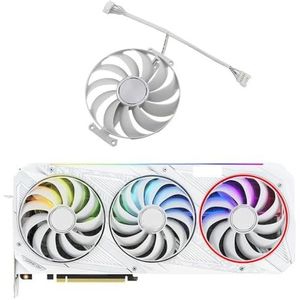 95MM CF1010U12S RTX3070 RTX3080 RTX3090 grafische ventilator voor ASUS voor ROG Strix RTX 3070 3080 Ti 3090 witte OC Edition gamingventilator(C-Fan)