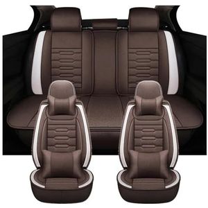 Beschermhoes Autostoel Voor Kia Voor Morning Aangepaste Stoelhoes Antislip Interieuraccessoires(Luxury-Coffee)