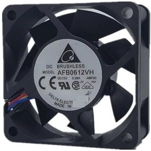 Voor delta AFB0612VH 12V 0.28a 6025 6cm wind chassis computerventilator