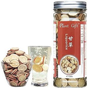 Plant Gift Licorice Root Tea 甘草茶 zoethout root thee, 100% natuurlijke zoethout thee, voedende de maag pure zoethout supplement kruiden gezondheidszorg bloem thee 130g/4.58oz