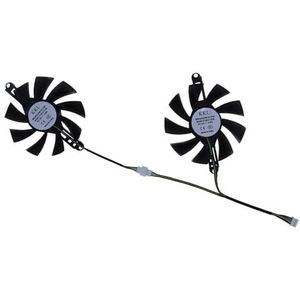 2 stuks/set, FL8015 12VB, FL801512VB, VGA GPU-koeler, videokaartventilator voor AMD voor MLLSE voor RTX 3070M 8GB voor RX 5500 XT 5500XT