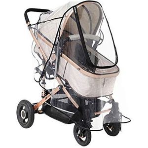 geneic Universele Wandelwagen Regenhoes Trolley Paraplu Regenjas Side Ventilatie Weer Shield Baby Auto Accessoires