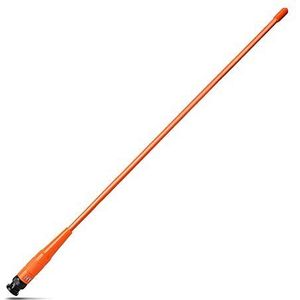 HYS Dualband BNC radio-antenne 15 inch 2 m/70 cm UHF/VHF antenne compatibel met 144/430MHz Cobra Midland Uniden handheld/draagbare BNC walkie talkie (oranje)