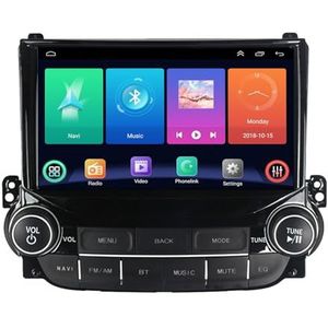 Dubbele DIN Android 14 autoradio voor Chevrolet Malibu 2012-2015 9 Duim QLED Touch screen-met Draadloze Carplay Android Auto GPS navigatie 4G WiFi Stuurwielbediening achteruitrijcamera(P3 WIFI 4-Core