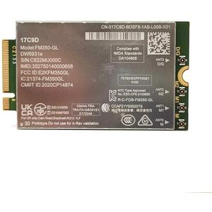 5G Module FM350GL DW5931e WCDMA 4x4 Kaart voor 5531 9330