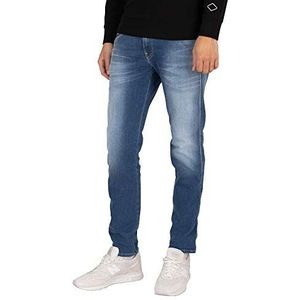 Replay Anbass Hyperflex Re-used Jeans heren,Blauw (9 Medium Blue),31W / 30L