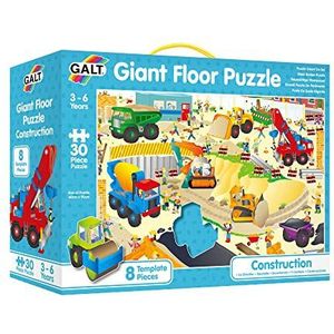 Galt Toys, Giant Floor Puzzle - Construction Site, Floor Puzzles for Kids, Ages 3 Years Plus