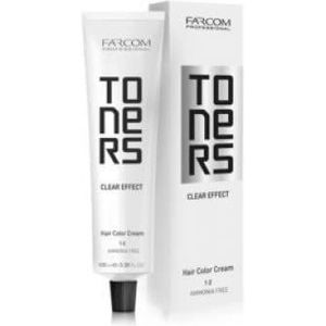 Farcom professional Tonerhaarverf, crème, anti-geel, zilver, anti-oranje, met heldere effectformule, ammoniakvrij