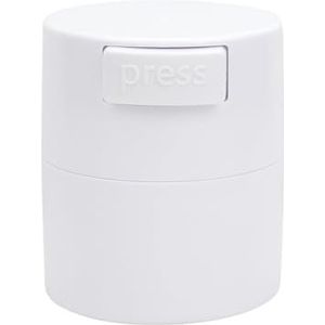 Wimperlijm opslag container verzegelende pot lekvrije draagbare gelhouder actieve kool organisator salon make-up doos wit