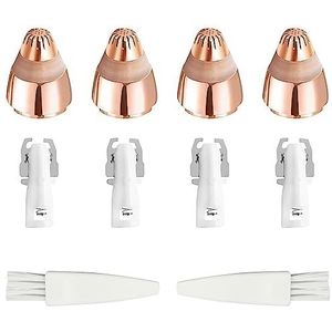 Onberispelijke vervangende hoofden voor vlekkeloze wenkbrauwen haarverwijderaar, vervangende messen voor Flawlass Brows tondeuse, 4 stuks