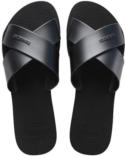 Havaianas - Aqua Metallic Slippers - Zwart - Dames