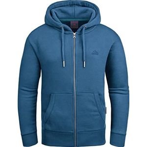 Grin&Bear Hoodie GEC605 Sweatjack voor heren, petrol, L