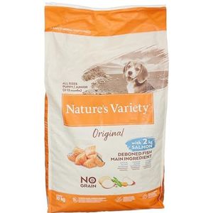 Nature's Variety - Droogvoer voor puppy's, originele zalm, 10 kg