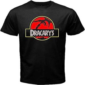 Dracarys Dragon T-Shirt Graphic Printed Top Tee for Men overhemden(Small)