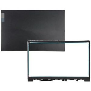WANGHUIH Lcd-achterklep bovendeksel + voorrand cover compatibel met Lenovo E5-ARE E5-ITL E5-ABA E5-IAP 2021 laptop