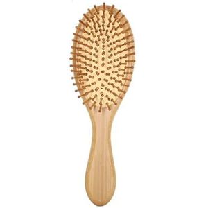 1 stuk hout luchtkussen massage kam peddel kussen haaruitval massage borstel haarborstel kam hoofdhuid haarverzorging gezonde bamboe kam (maat : 2)
