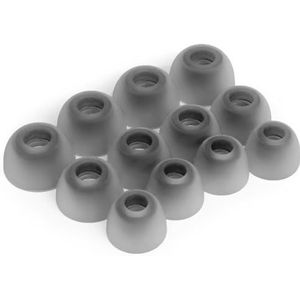 Okuli 12 x Siliconen Oordopjes Puntje voor JBL Wave 200 TWS Oortelefoons Hoofdtelefoons in Zwart