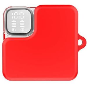 Voor QCY MeloBuds Neo hoofdtelefoon case Siliconen hoesje Drop-proof en stofdichte hoofdtelefoon case (Rood)