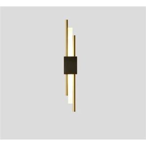 Wandlampen Voor Slaapkamer Badkamer Spiegel Decor Woonkamer Gang Achtergrond Goud/Zwart Moderne Wandlampen Lange Strip Nordic Wandkandelaar Wandlamp Binnen Wandlampen(Color:H,Size:Nature White(3500-55