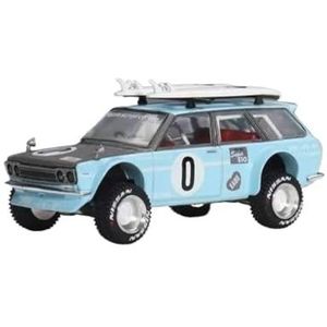 1/64 Voor Kaido House 510 Wagon Surf Safari RS Winter Spec Diecast Model Auto Collectie Speelgoed (Color : A, Size : With box)