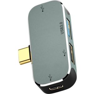 Nee. -c USB Hub Multi-slot PD100W Kabelconnector Efficiënte Computer Mobiele Telefoon Tablet HDMI-compatibele Verbindingsextender Nr. 3