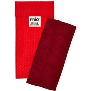FRIO KOELTAS VOOR INSULINE | 8 x 18 cm in rood | geschikt voor 2 standaard insuline pennen | geen koelelementen nodig | voor insuline-in-gebruik