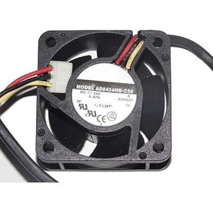 LMNCBVYA AD0424MB-C56 40mm DC 24V 0.07A 3-Wire Server Inverter Axial Blower Cooling Fan for Electronics and Equipment