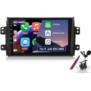Android 15 Autoradio voor S-uzuki SX4 (2006-2013) 9 inch 2K touchscreen 2000 * 1200 Android hoofdunit multimediaspeler met Carplay, GPS-navigatie, BT, 5G WiFi, DSP, SWC,Y1