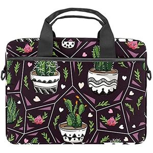 Laptop Tas 14.5 Inch, Aardbei Fruit Business Aktetas voor Mannen Vrouwen Schoudertas Case Mouw Handvat Case voor Computer/Notebook