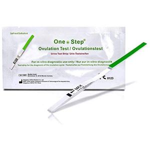 20 stuks One+Step ovulatietest met optimale gevoeligheid - vruchtbaarheidstest voor vrouwen - ovulatietest voor ovulatie