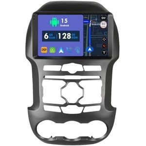 RoverOne Autoradio GPS voor Ford Ranger 3 F250 2011-2015 Carplay Android Auto Stereo Hoofdeenheid Bluetooth WiFi Radio Speler Sat Navigatie